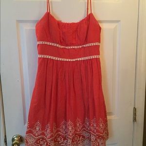 Orange Homecoming/Jr Prom Dress Size 13